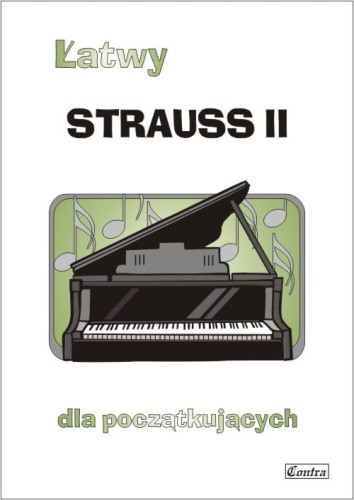 Łatwy Strauss II (Johann Strauss syn) - nuty dla poczatkujących na fortepian lub keyboard