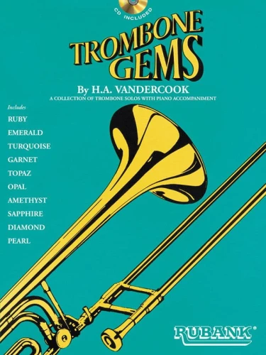 Vandercook: Trombone Gems - A collection of Trombone Solos with Piano Accompaniment (+ płyta CD) - nuty na puzon z fortepianem