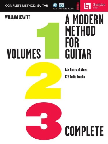 William Leavitt: A Modern Method for Guitar - Complete Volumes 1, 2, 3 (+ audio i video online) - szkoła gry na gitarze