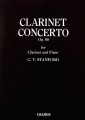 Charles Villiers Stanford: Clarinet Concerto op. 80 - nuty na klarnet i fortepian