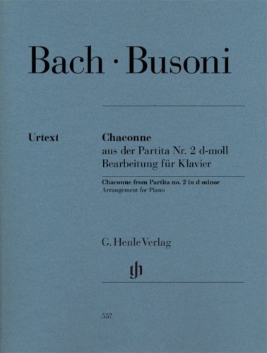 Jan Sebastian Bach, Ferrucio Busoni: Chaconne from Partita No. 2 D Minor - Ciaccona d-moll z II Partity skrzypcowej Jana Sebastiana Bacha BWV 1004 - nuty na fortepian