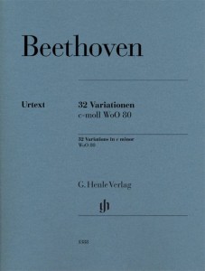 Ludwig van Beethoven: 32 Variationen c-moll WoO 80 - 32 Variations In C-minor - 32 Wariacje na temat własny - nuty na fortepian