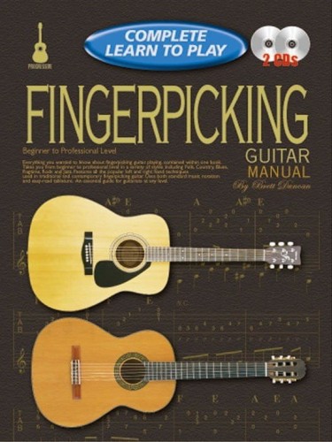 Progressive Complete Learn To Play: Fingerpicking Guitar Manual - Brett Dancan - szkoła gry techniką fingerstyle na gitarze (+ 2 płyty CD)