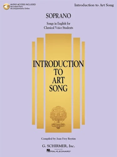 Introduction To Art Song For Soprano (+ audio online) - pieśni dla studentów śpiewu klasycznego - nuty na głos solo z fortepianem - Joan Frey Boytim