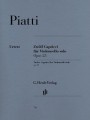 Carlo Alfredo Piatti: 12 Capricci op. 25 fur Violoncello solo - Twelve Caprices - Kaprysy - nuty na wiolonczelę solo