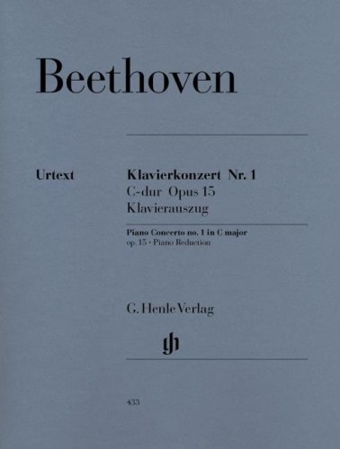 Ludwig van Beethoven: Klavierkonzert Nr. 1 C-dur op. 15 - Piano Concerto no. 1 in C major - I koncert fortepianowy Beethovena - nuty na dwa fortepiany