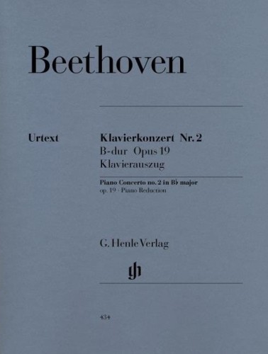 Ludwig van Beethoven: Klavierkonzert Nr. 2 B-dur op. 19 - Piano Concerto no. 2 in Bb major - II koncert fortepianowy Beethovena - nuty na dwa fortepiany