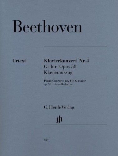 Ludwig van Beethoven: Klavierkonzert Nr. 4 G-dur op. 58 - Piano Concerto no. 4 in G major - IV koncert fortepianowy Beethovena - nuty na dwa fortepiany