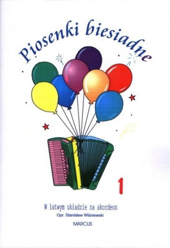 Piosenki biesiadne na akordeon cz. 1 - Stanisław Wiśniewski - łatwe nuty na akordeon - zawiera Głęboka studzienka