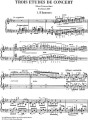 Ferenc Liszt: Trois Etudes De Concert - Trzy etiudy koncertowe - nuty na fortepian