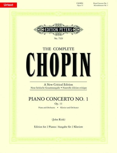 Fryderyk Chopin: Konzert fur Klavier und Orchester Nr. 1 e-moll op. 11 - I koncert fortepianowy - nuty na dwa fortepiany