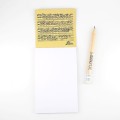 Notes z magnesem na lodówkę w nuty Chopina 25 karteczek