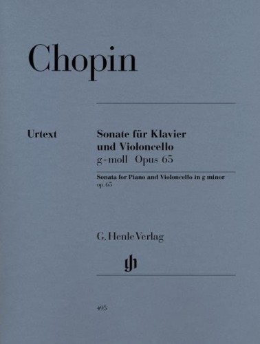 Fryderyk Chopin: Sonate fur Klavier und Violoncello g-moll op. 65 - Sonata wiolonczelowa - nuty wiolonczelę i fortepian