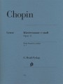 Fryderyk Chopin: Klaviersonate c-moll op. 4 - I Sonata fortepianowa - nuty na fortepian