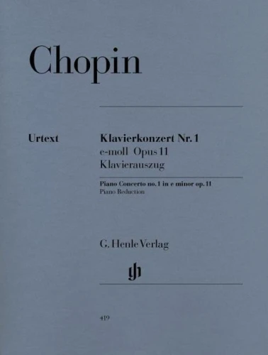 Fryderyk Chopin: Klavierkonzert Nr. 1 e-moll op. 11 - I Koncert fortepianowy - nuty na dwa fortepiany