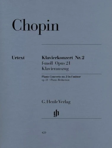 Fryderyk Chopin: Klavierkonzert Nr. 2 f-moll op. 21 - II Koncert fortepianowy - nuty na dwa fortepiany