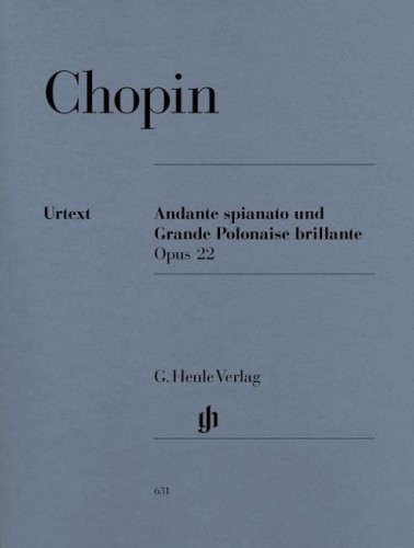 Fryderyk Chopin: Andante spianato und Grande Polonaise brillante - Andante spianato i Wielki Polonez Es-dur op. 22 - nuty na fortepian
