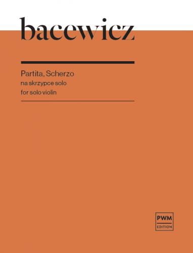 Grażyna Bacewicz: Partita, Scherzo na skrzypce- nuty na skrzypce solo