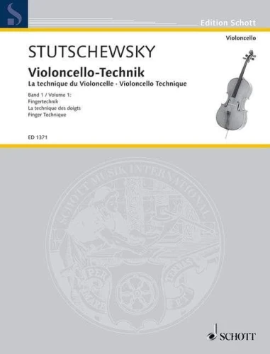Joachim Stutschewsky (Stuczewski): Violoncello Technique 1 - Finger Technique - szkoła techniki gry na wiolonczeli