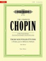 Fryderyk Chopin: Trois Nouvelles Etudes - trzy etiudy z Methode des Methodes Dbop. 36 - nuty na fortepian