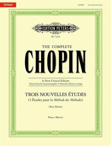 Fryderyk Chopin: Trois Nouvelles Etudes - trzy etiudy z Methode des Methodes Dbop. 36 - nuty na fortepian