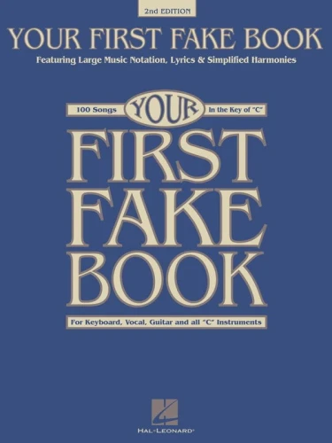 Your First Fake Book - śpiewnik gitarowy - nuty na keyboard, melodia, akordy gitarowe i słowa