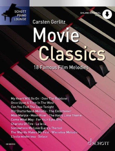 Movie Classics 1 - Carsten Gerlitz - 18 słynnych filmowych melodii (+ audio online) - nuty na fortepian