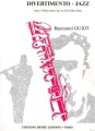 Raymond Guiot: Divertimento jazz pour 4 flutes dont une en Sol (flute alto) - nuty na kwartet fletowy 3 flety C i 1 flet altowy G