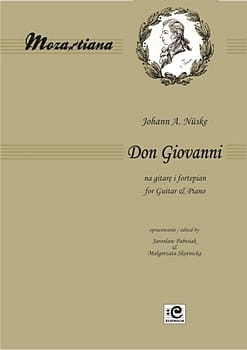 Don Giovanni na gitarę i fortepian - Johann Abraham Nüske, Jarosław Pabisiak, Małgorzata Skotnicka - nuty na duet gitary klasycznej z fortepianem