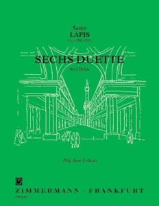 Santo Lapis: Sechs Duette fur 2 Flote - nuty na duety fletowe