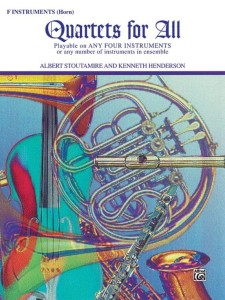 Quartets for All: F Instruments (Horn) - nuty kwartet instrumentalny: instrumenty F - róg (waltornia) - Albert Stoutamire, Kenneth Henderson