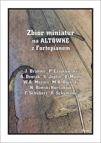 Zbiór miniatur - nuty na altówkę i fortepian - Elżbieta Kwiatkowska