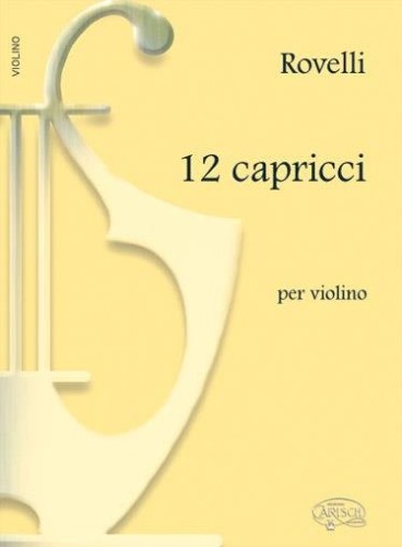 Pietro Rovelli: 12 Capricci per Violino - Kaprysy - nuty na skrzypce