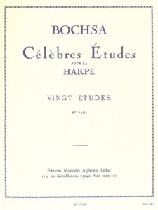 Robert Nicholas Charles Bochsa: Vingt Celebres Etudes pour la Harpe 1er suite - Preludia tom 1 - nuty na harfę