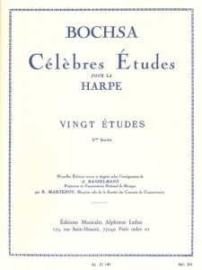 Robert Nicholas Charles Bochsa: Vingt Celebres Etudes pour la Harpe 2me suite - Preludia tom 2 - nuty na harfę