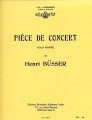 Henri Busser: Piece de concert pour harpe - nuty na harfę