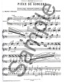 Henri Busser: Piece de concert pour harpe - nuty na harfę