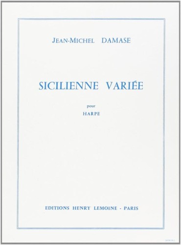 Jean-Michel Damase: Sicilienne variee pour harpe - nuty na harfę