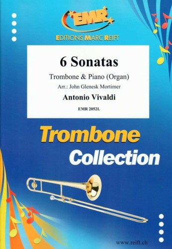 Antonio Vivaldi: 6 Sonatas for Trombone and Piano - sześć sonat na puzon tenorowy i fortepian