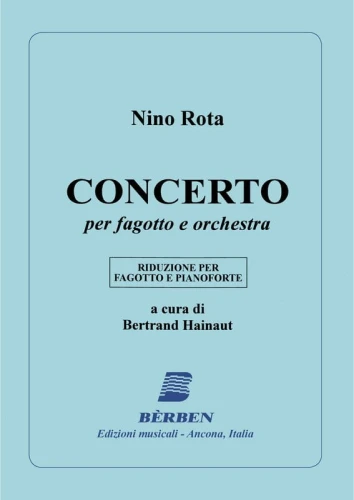 Nino Rota: Concerto per fagotto e orchestra - Koncert fagotowy - nuty na fagot z fortepianem