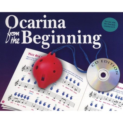 Ocarina From The Beginning (+ płyta CD) - szkoła gry na małej okarynie 4 otworowej dla początkujących - Cris Gale