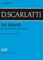 Domenico Scarlatti: 200 Sonate per clavicembalo (pianoforte) 1 - Parte prima No. 1-50 - sonaty fortepianowe tom I