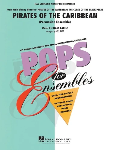 Pops For Ensembles: Klaus Badelt - Pirates of the Caribbean for Percussion Ensemble - nuty na zespół perkusyjny