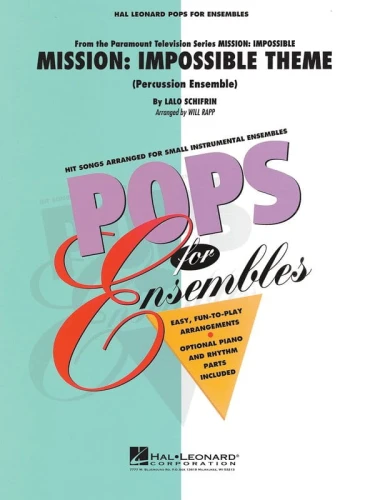 Pops For Ensembles: Lalo Schifrin - Mission Impossible Theme for Percussion Ensemble - nuty na zespół perkusyjny