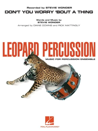 Leopard Percussion: Stevie Wonder - Don't You Worry 'Bout a Thing - Music for Percussion Ensemble - nuty na zespół perkusyjny