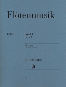 Flotenmusik 1 - Barock - antologia muzyki fletowej epoki baroku - nuty na flet poprzeczny i fortepian - Peter-Lukas Graf
