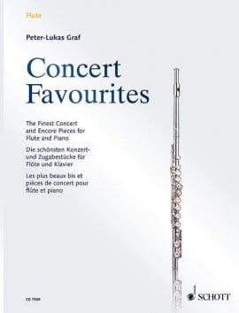 Concert Favourites - The Finest Concert and Encore Pieces for Flute and Piano - Peter-Lukas Graf - nuty na flet poprzeczny i fortepian