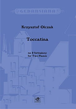 Toccatina na dwa fortepiany - Krzysztof Olczak - nuty na duet fortepianowy