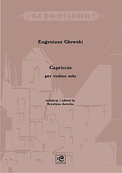 Capriccio per violino solo - Eugeniusz Głowski, Krystyna Jurecka - nuty na skrzypce