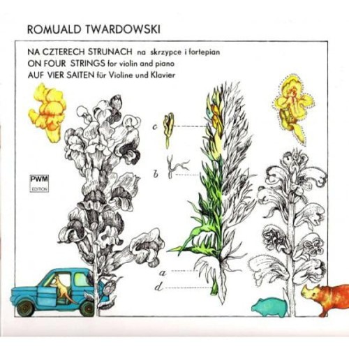 Na czterech strunach - kolekcja kompozycji dla dzieci na skrzypce i fortepian - nuty na skrzypce - Romuald Twardowski